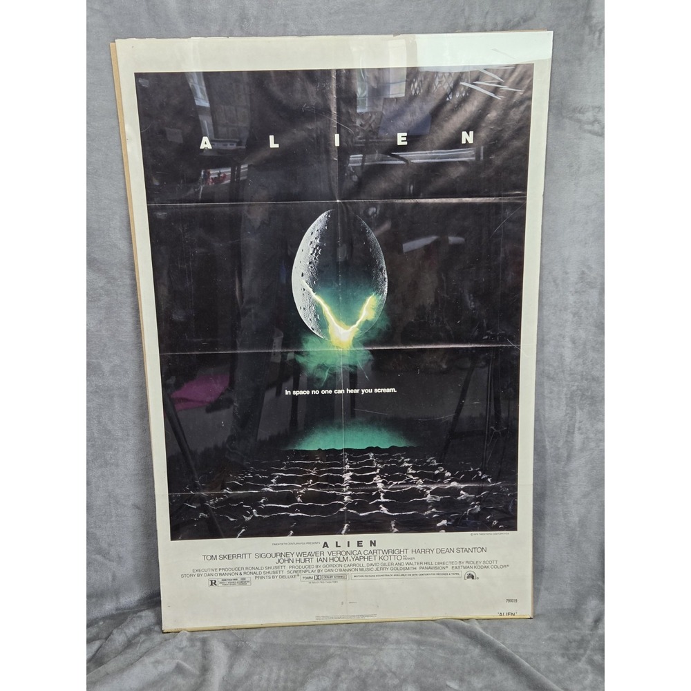Alien 1979 Original 27X41 Movie Poster Sigourney Weaver John Hurt SCI-FI Horror